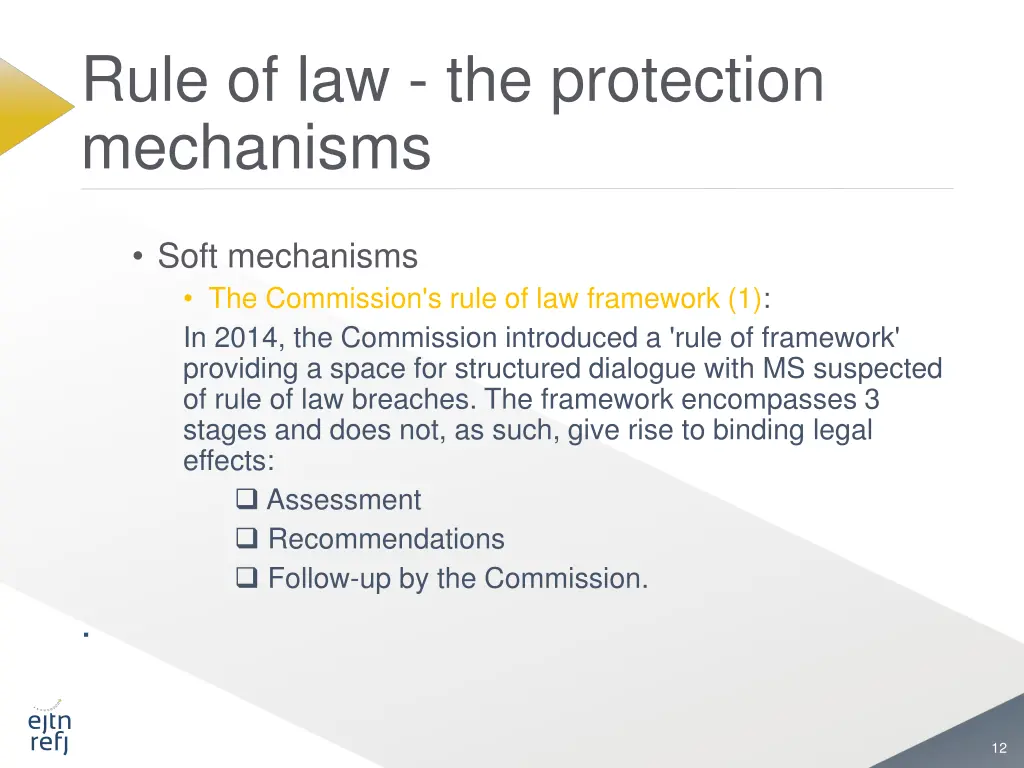rule of law the protection mechanisms 2