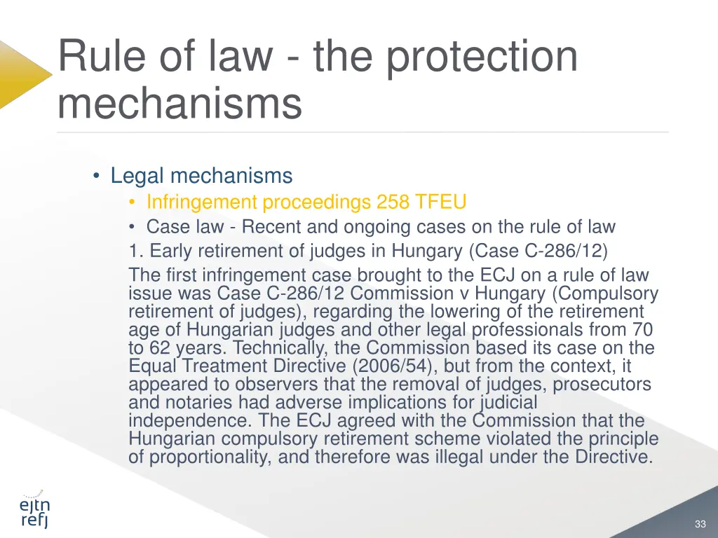 rule of law the protection mechanisms 23