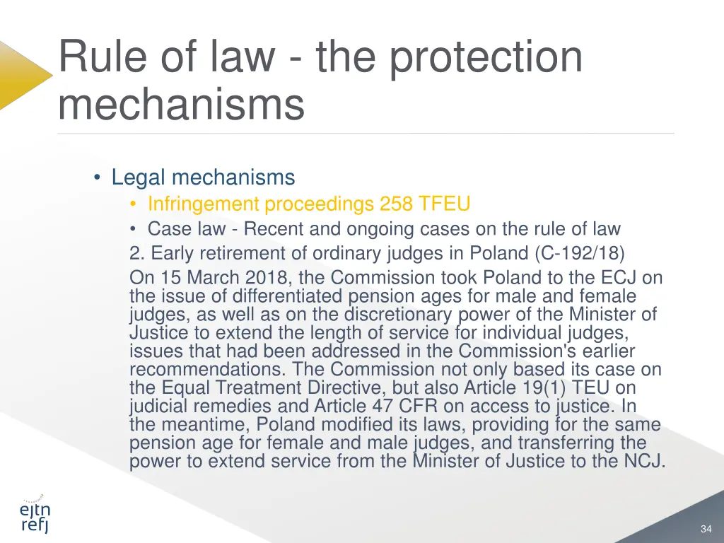 rule of law the protection mechanisms 24