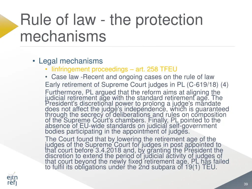 rule of law the protection mechanisms 29