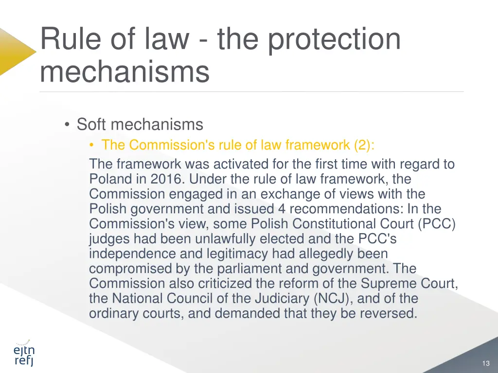 rule of law the protection mechanisms 3