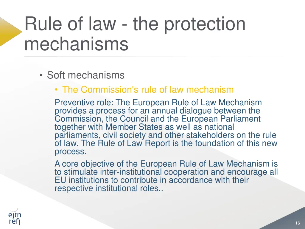 rule of law the protection mechanisms 6