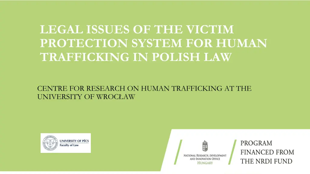 legal issues of the victim protection system