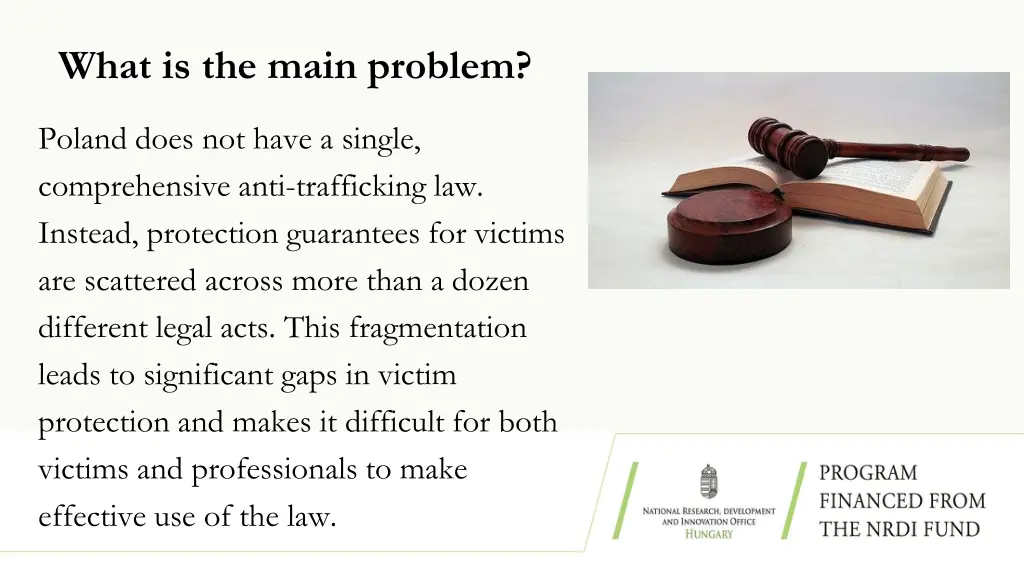 what is the main problem
