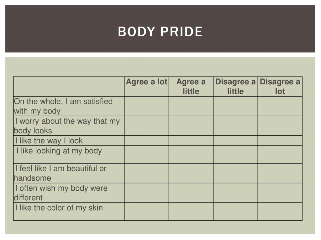 body pride