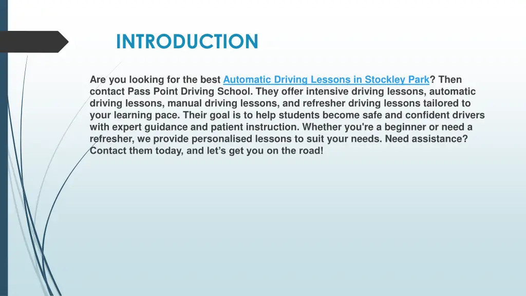 introduction
