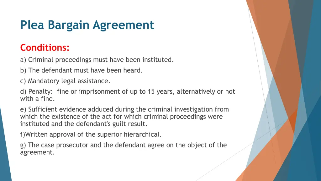 plea bargain agreement 1
