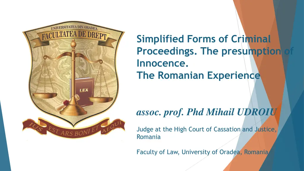 simplified forms of criminal proceedings