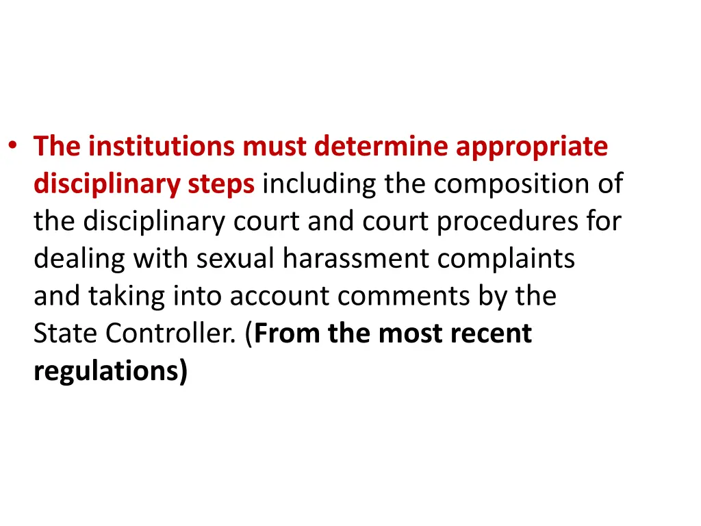 the institutions must determine appropriate