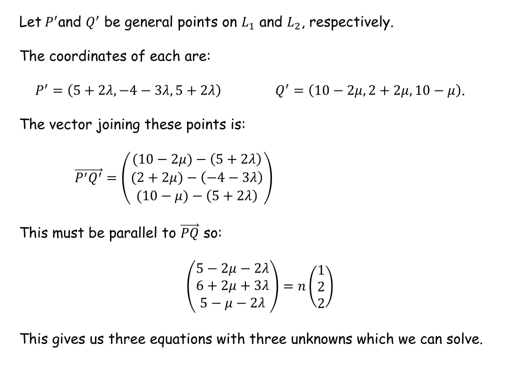 let and be general points on 1 and 2 respectively