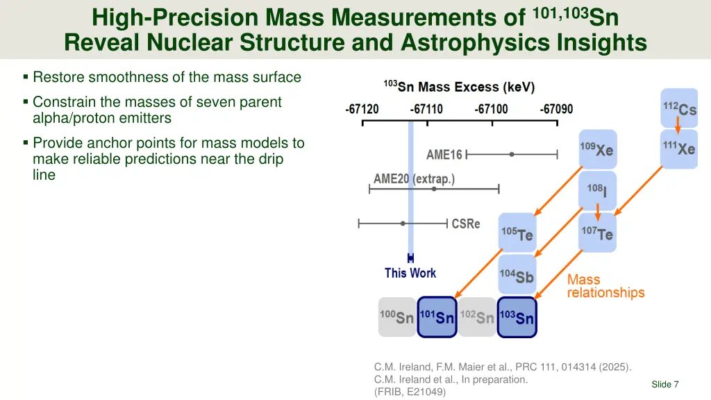 high precision mass measurements 2