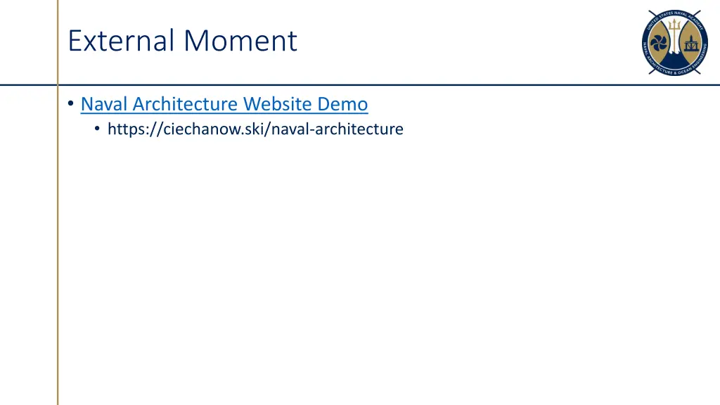 external moment