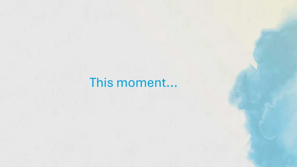 this moment 1