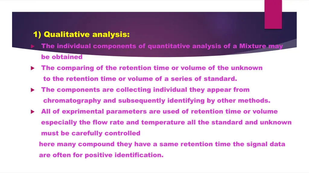 1 qualitative analysis the individual components