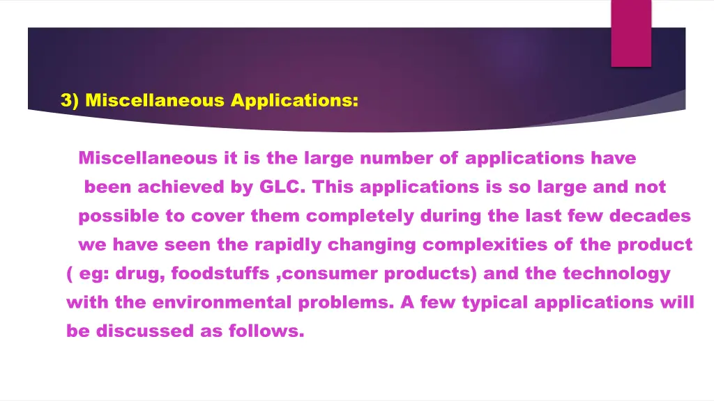 3 miscellaneous applications miscellaneous