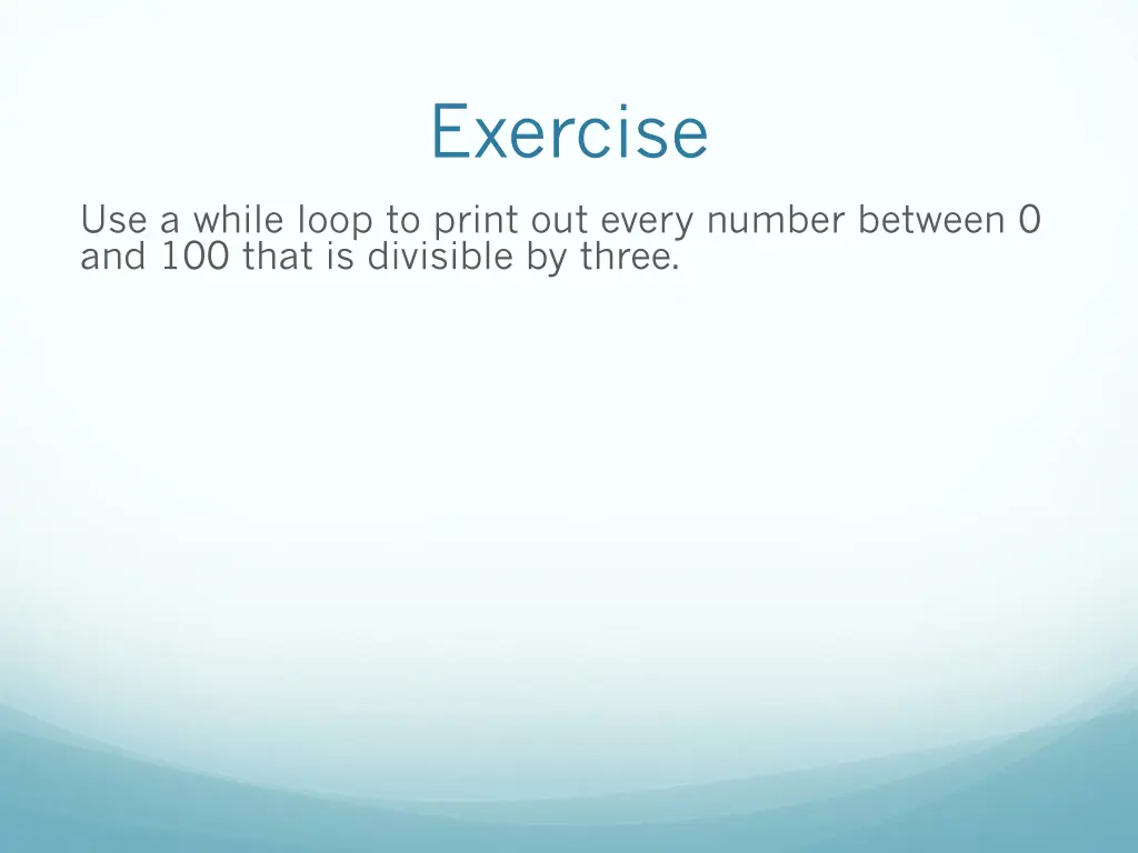 exercise