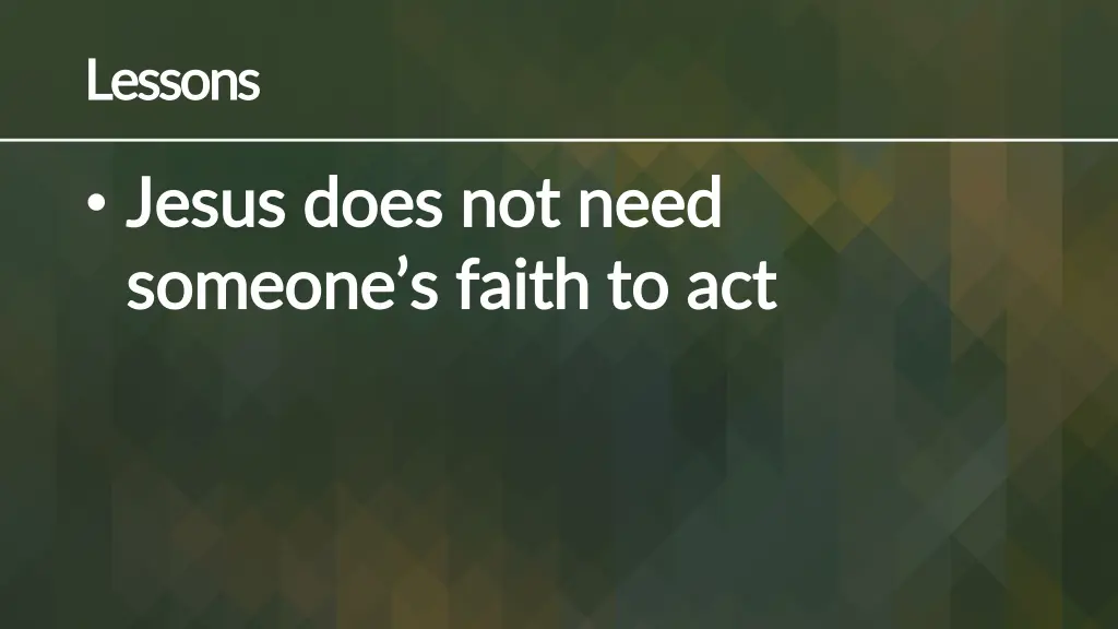lessons lessons