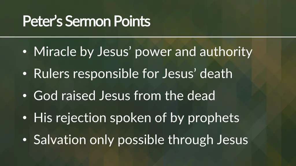 peter s sermon points peter s sermon points
