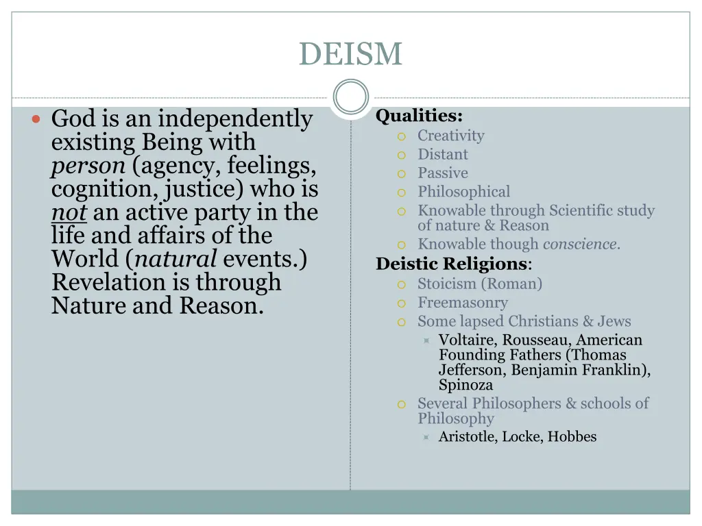 deism