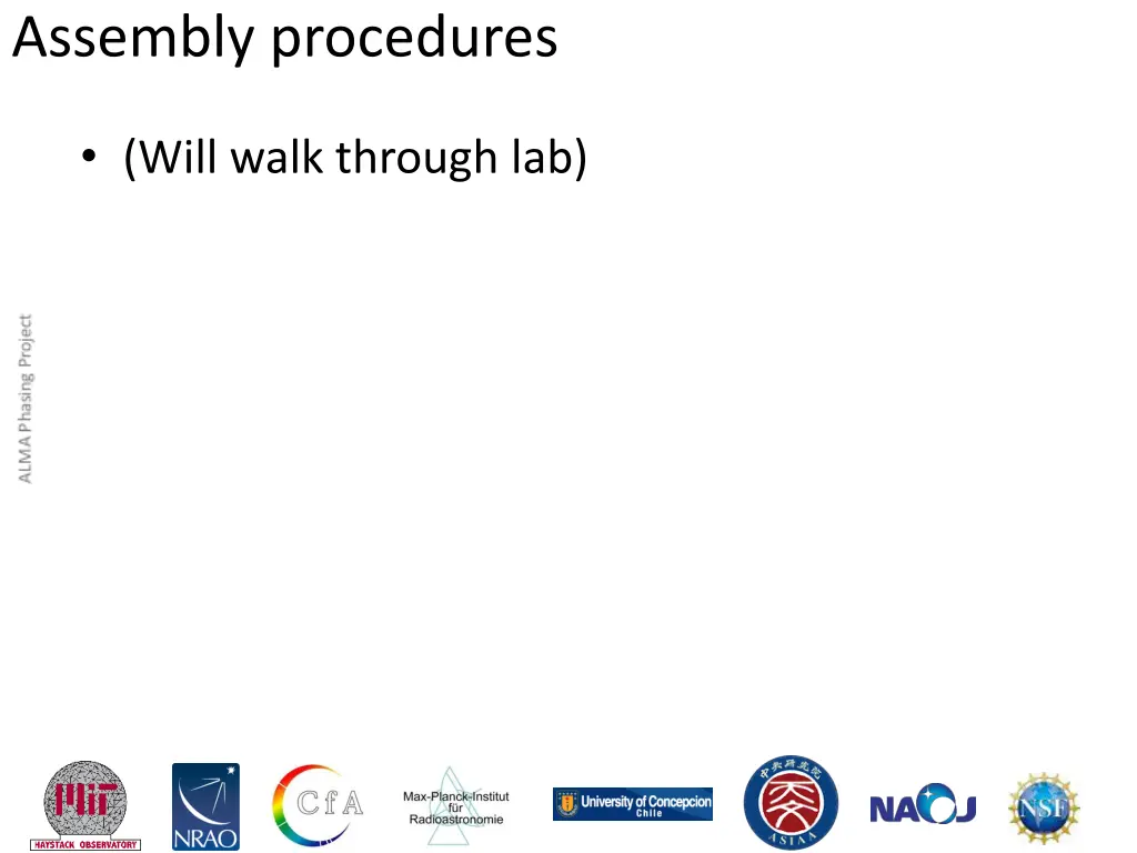 assembly procedures 1