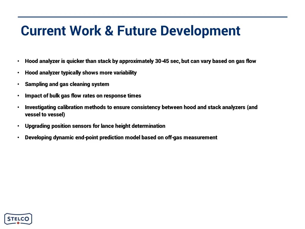current work future development