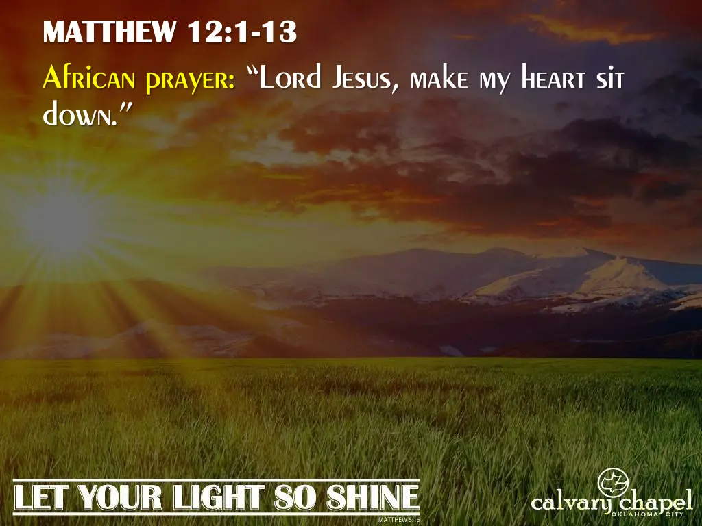 matthew 12 1 13 18
