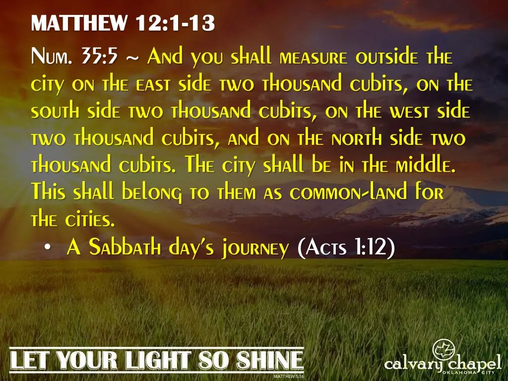 matthew 12 1 13 9
