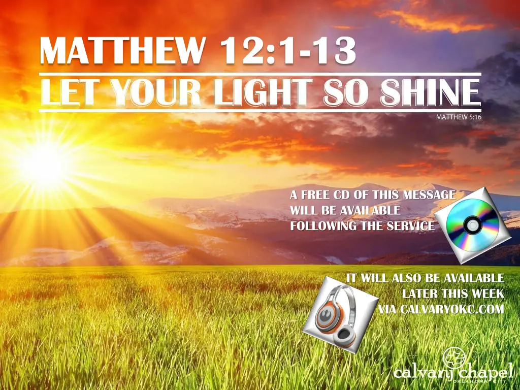 matthew 12 1 13