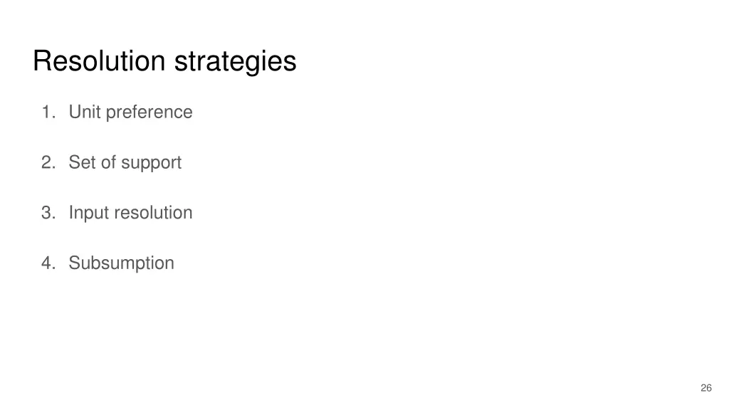 resolution strategies