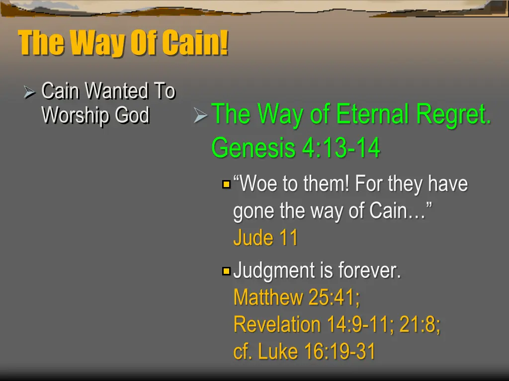 the way of cain 5