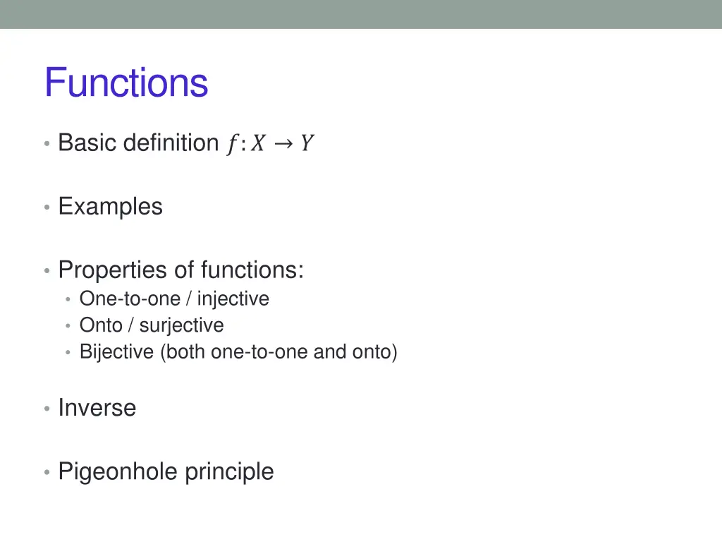 functions