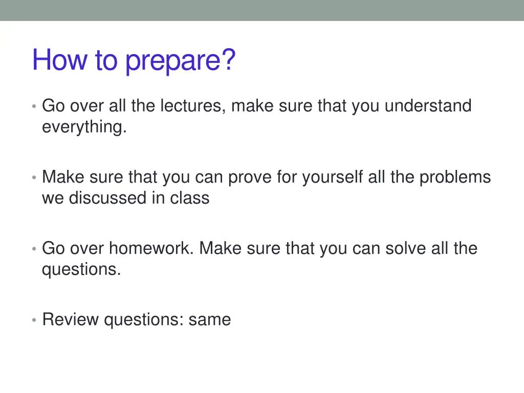 how to prepare