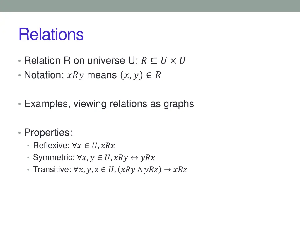 relations