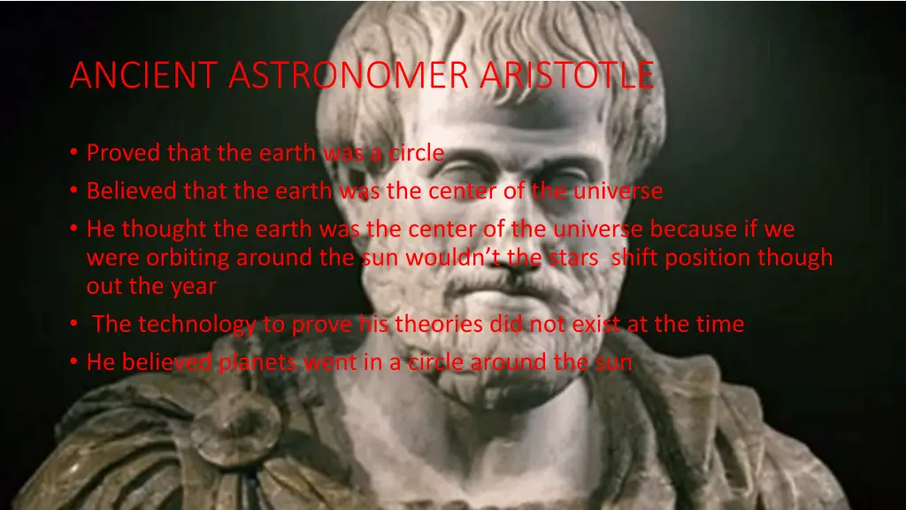 ancient astronomer aristotle