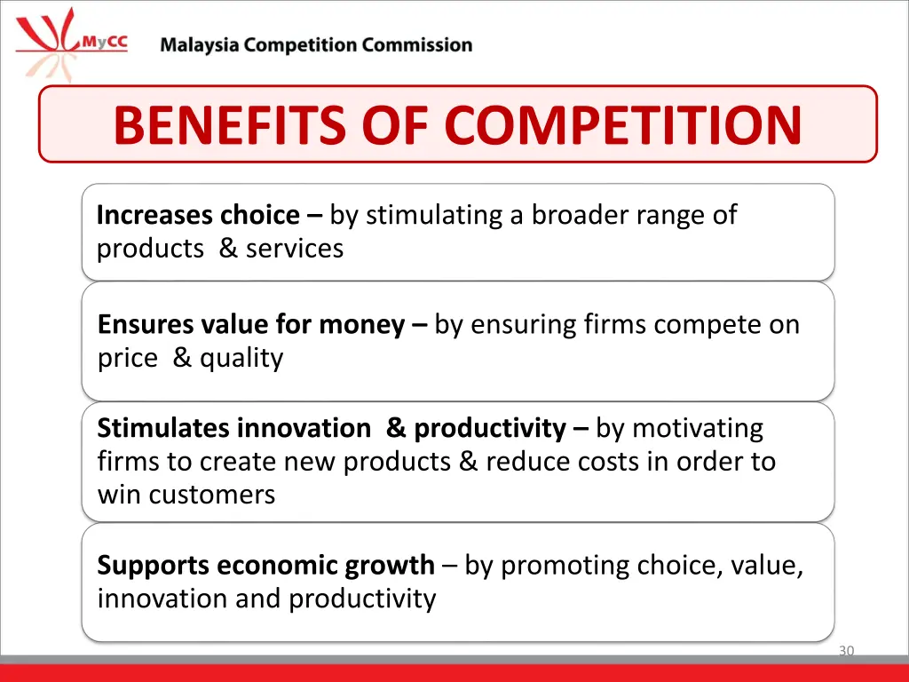 benefits of competition