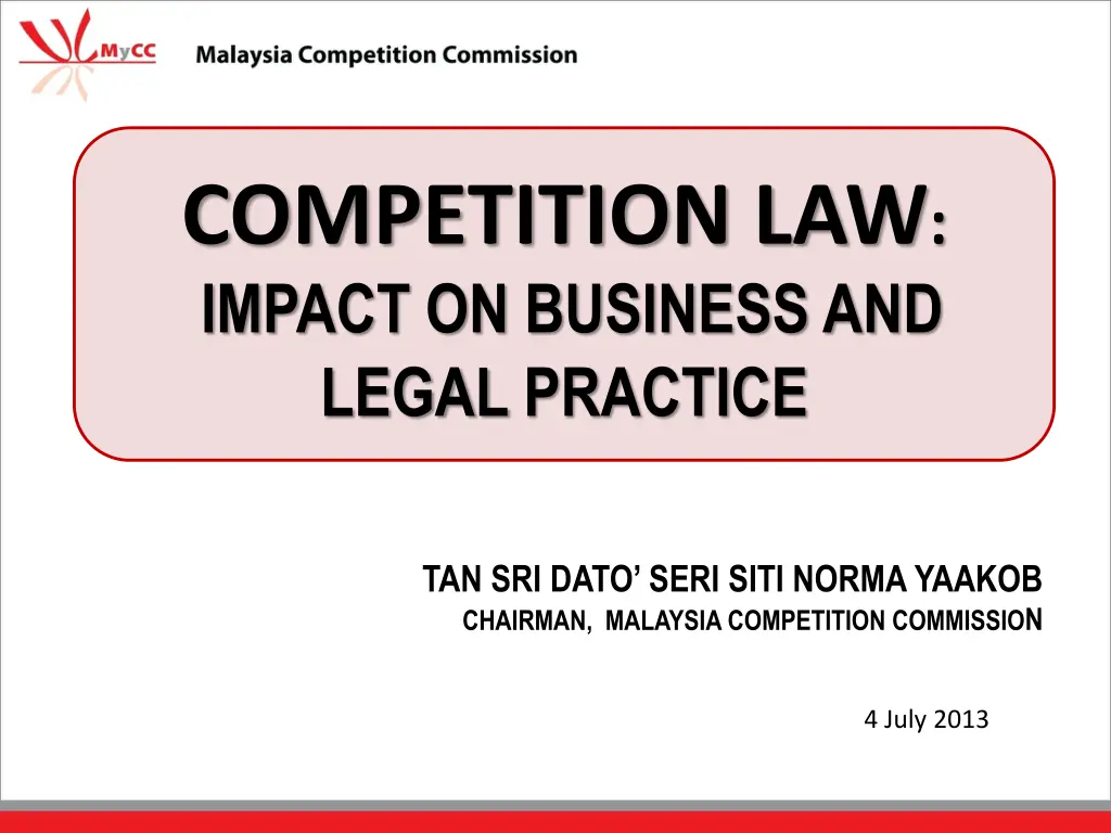 competition law impact on business and legal
