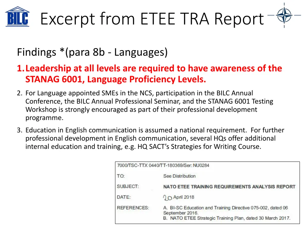 excerpt from etee tra report
