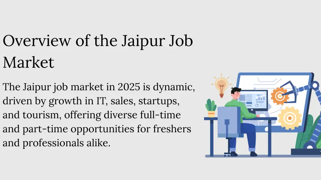 overview of the jaipur job market