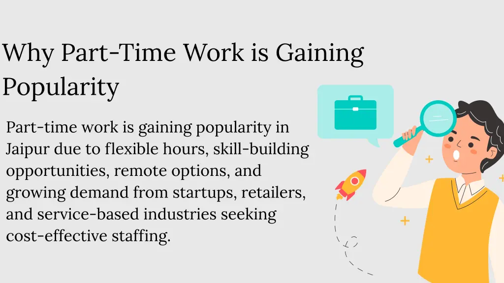 why part time work is gaining popularity