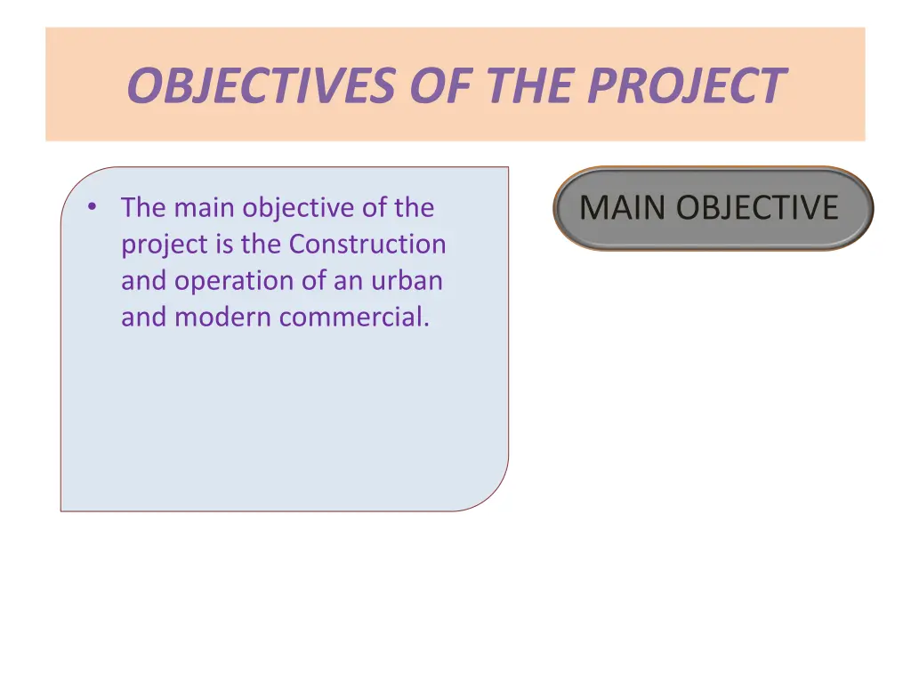 objectives of the project