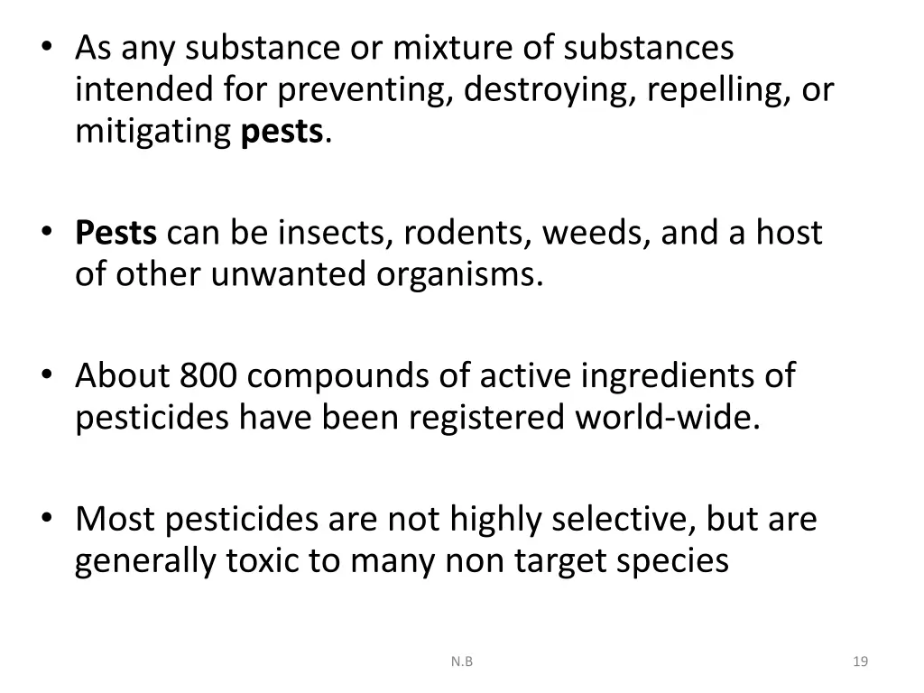 as any substance or mixture of substances