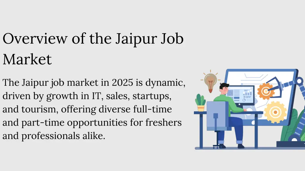 overview of the jaipur job market