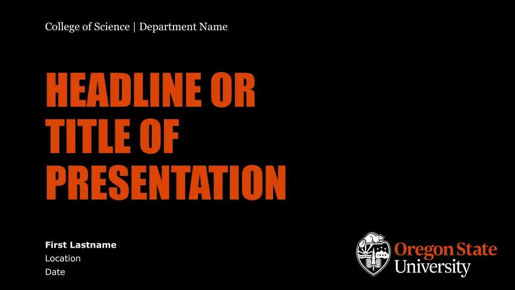 college of science department name 1