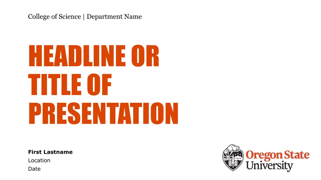 college of science department name 3