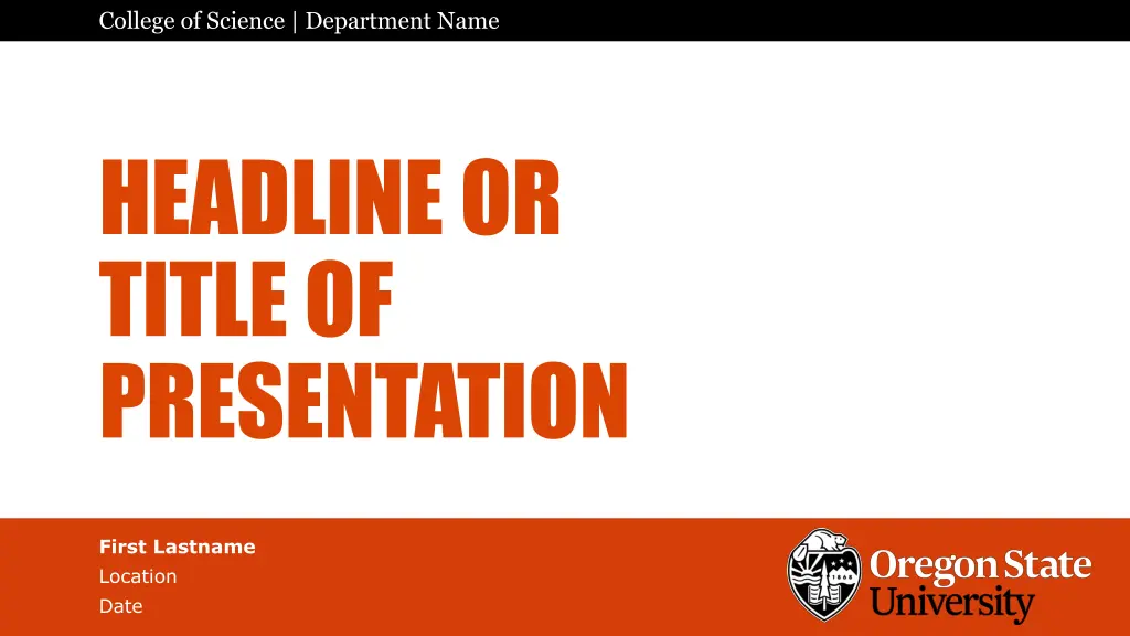 college of science department name