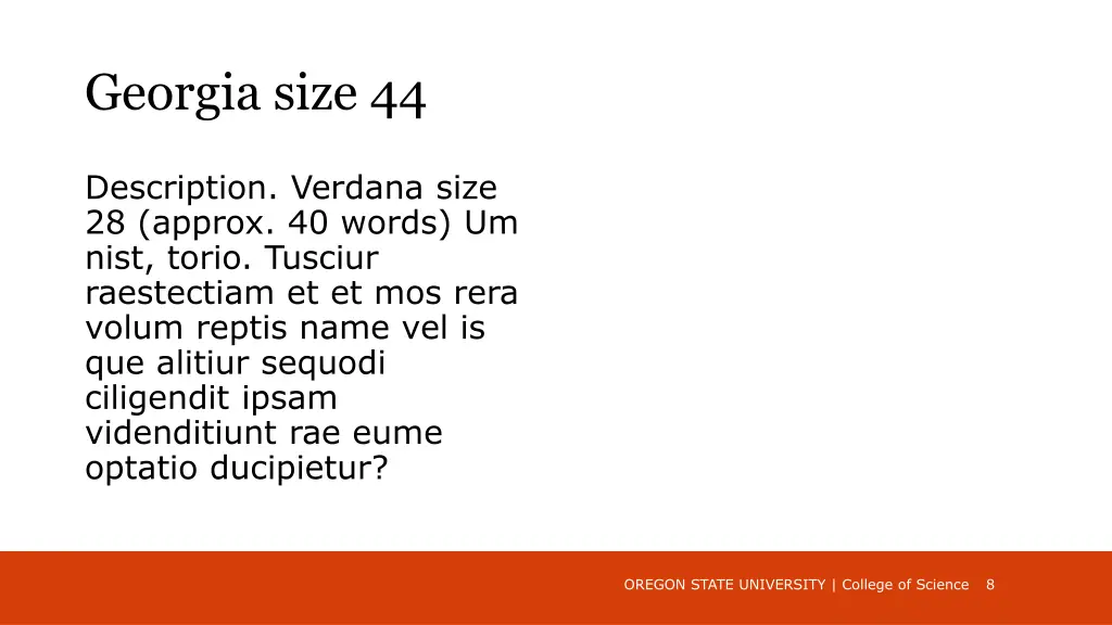 georgia size 44 1