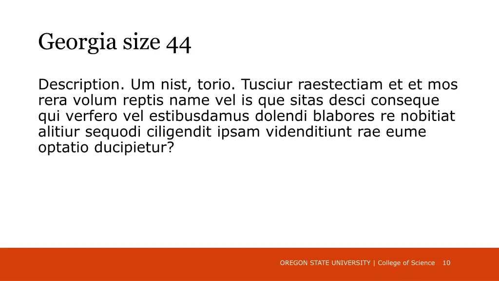 georgia size 44 3