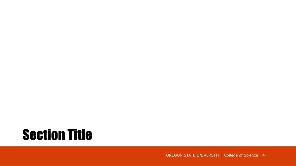 section title