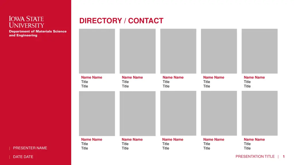 directory contact
