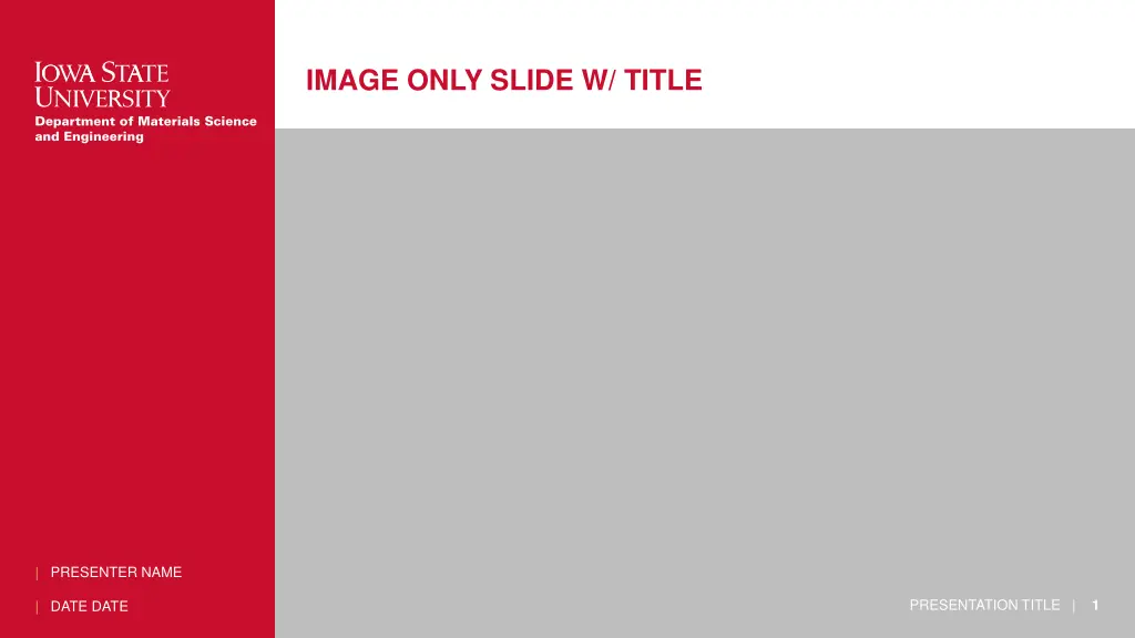 image only slide w title